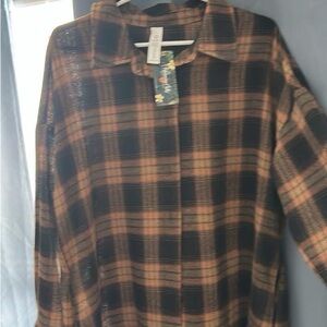 Plaid Flannel Shirt for Men